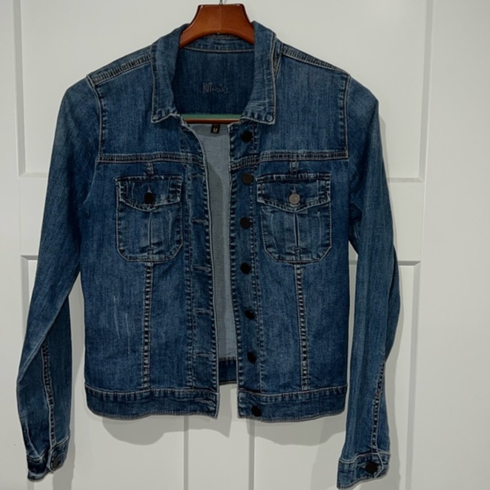 Kut From the Kloth Amelia Denim Jacket Sz M